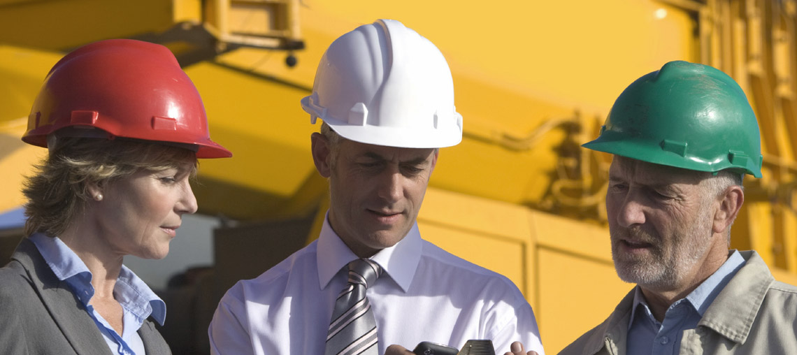 Three Engineering Apprentices in discussion